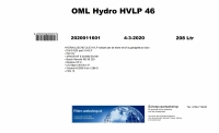 Privat Label Hydraulische olie HVLP 46  vat 208 liter