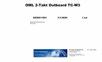 Privat Label 2-Takt Outboard TC-W3 flacon 1 liter