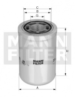 Mann Hydrauliekfilter WH1257/1