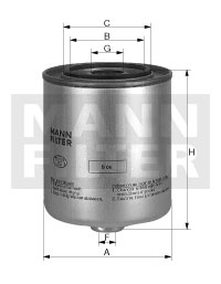 Mann Brandstoffilter WK1123/1