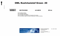 Privat Label Koelvloeistof -30 Groen can 20 liter